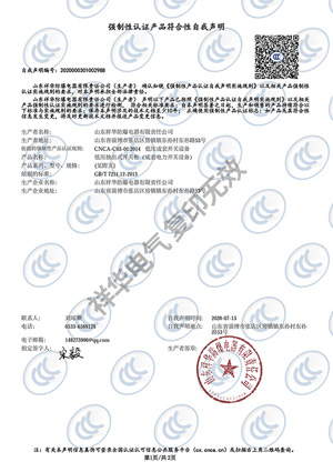 祥华 GCS4000-声明